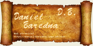 Daniel Baredna vizit kartica